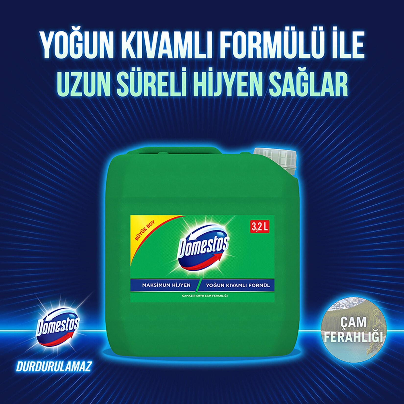 Domestos 3240 ml Çamaşır Suyu Çam Ferahlığı