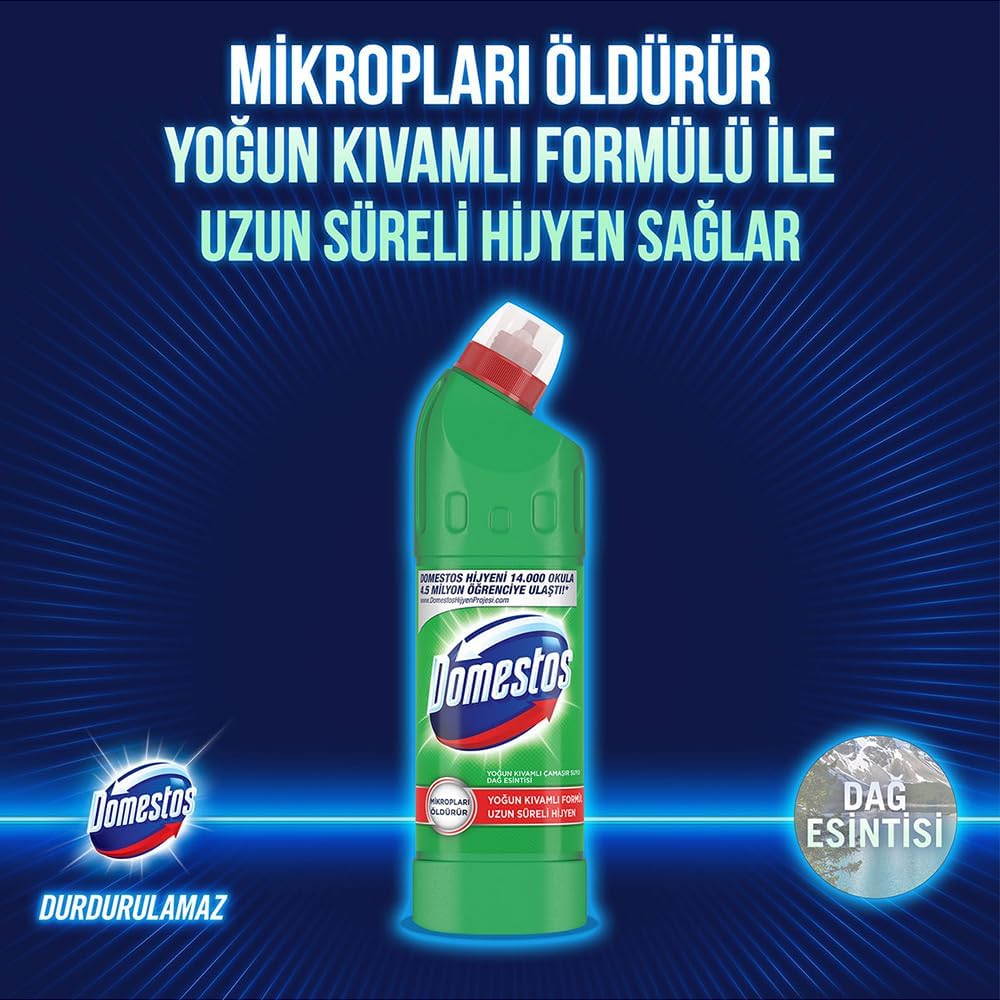Domestos Dağ Esintisi Çamaşır Suyu 750 ml 6'lı
