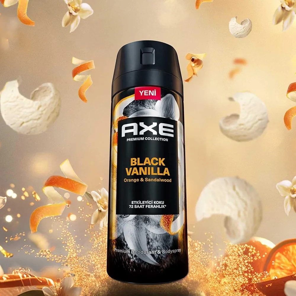 Axe Black Vanilla 150 ml Erkek Sprey Deodorant