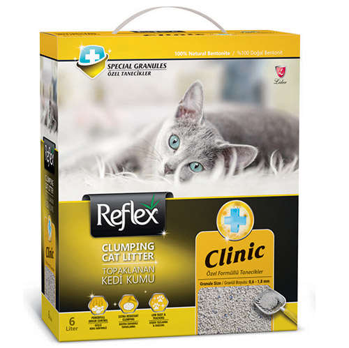 Reflex Clinic Koku Kontrolü Doğal Granüllü 6 lt Kedi Kumu