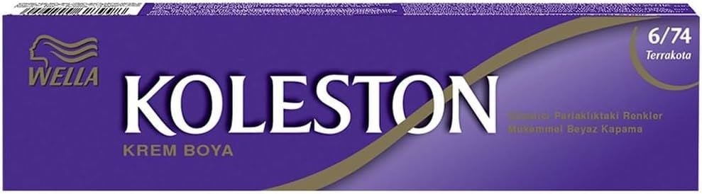 Koleston Wella Terrakota 6/74 Single Tüp Boya Saç Boyası