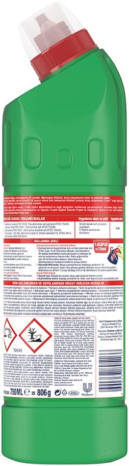 Domestos Dağ Esintisi Çamaşır Suyu 750 ml 6'lı