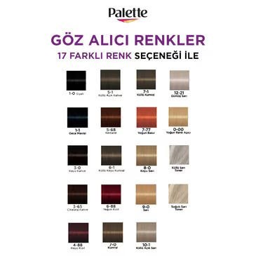 Palette Göz Alıcı Renkler 7-0 Kumral