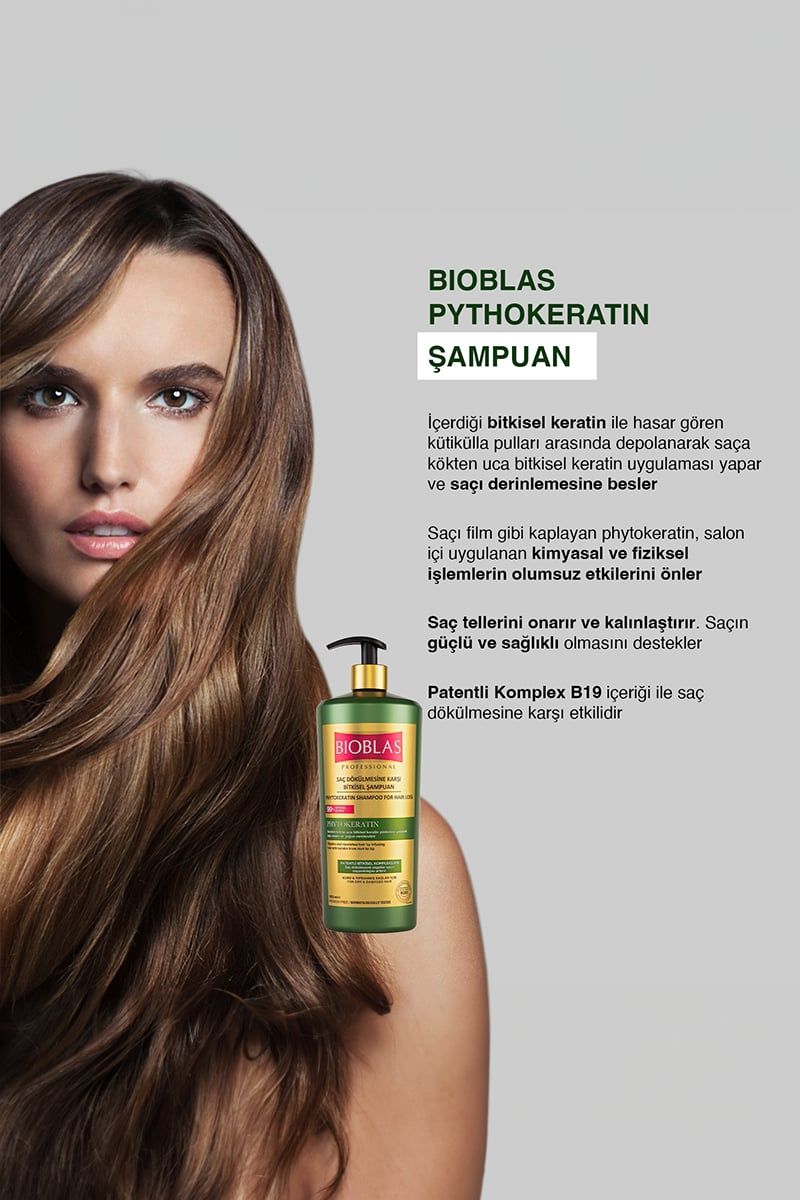 Bioblas Saç Dökülmesine Karşı Phytokeratin 1000 ml Şampuan