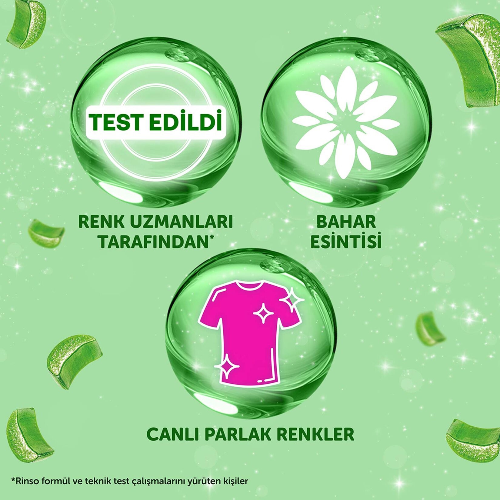 Rinso Aloe Vera Renkliler için Sıvı Deterjan 50 Yıkama 3 lt