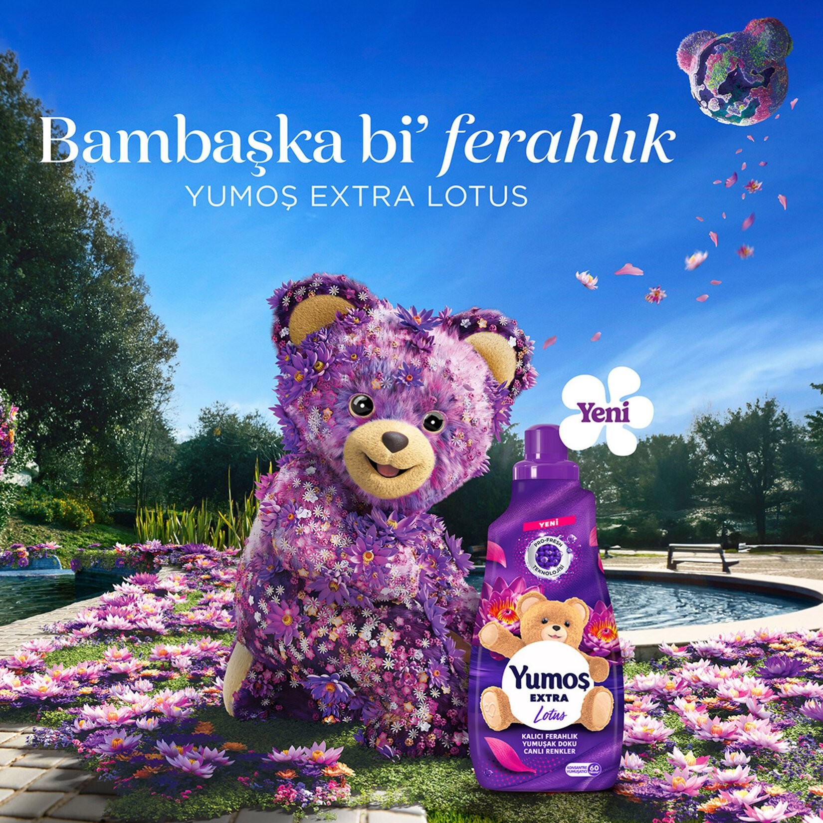 Yumoş Extra Lotus Yumuşatıcı 60 Yıkama 1.44 lt
