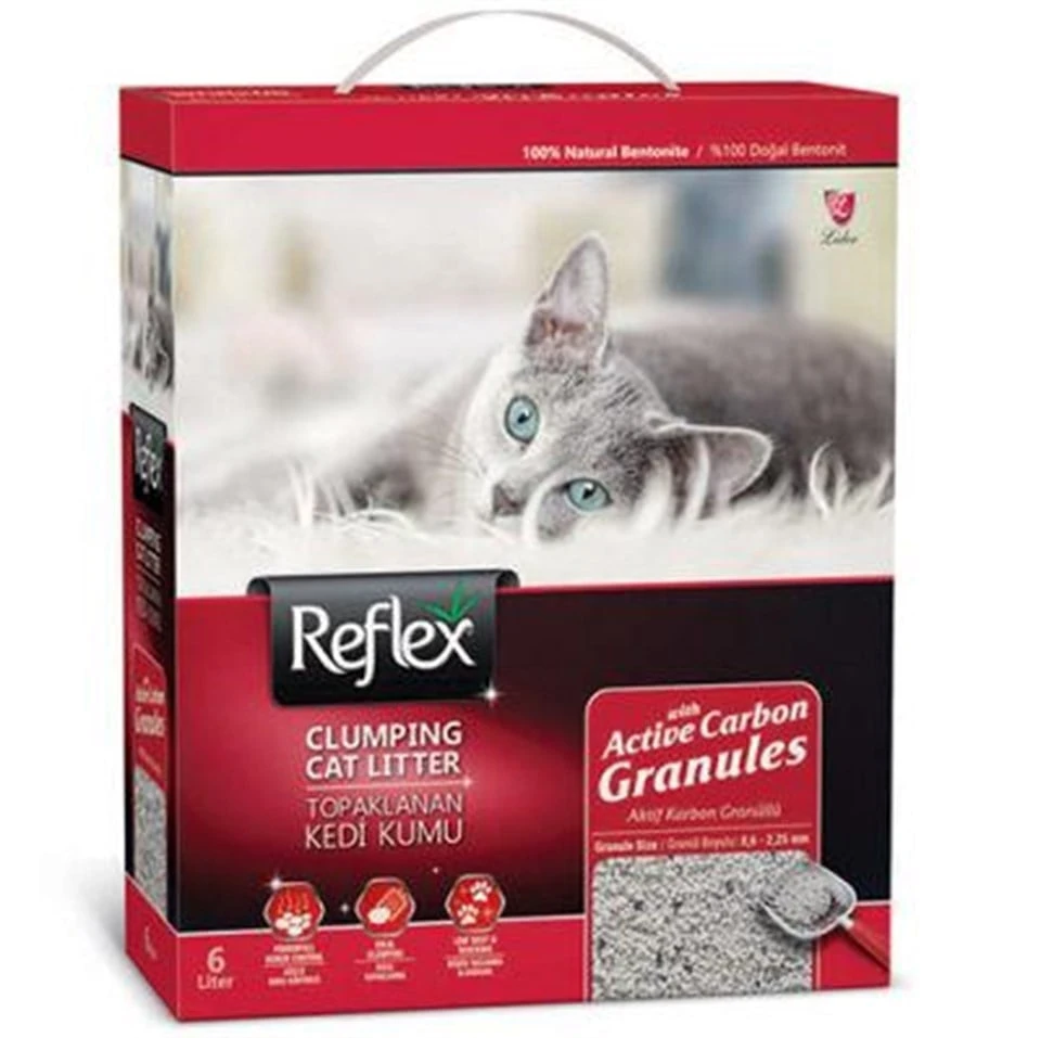 Reflex Box 6 lt Granül Active Carbon Kedi Kumu