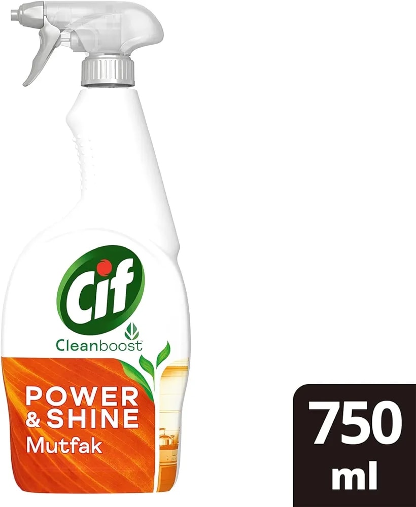 Cif 750 ml Power Shine Mutfak Temizleyici ve Kireç Çözücü Sprey