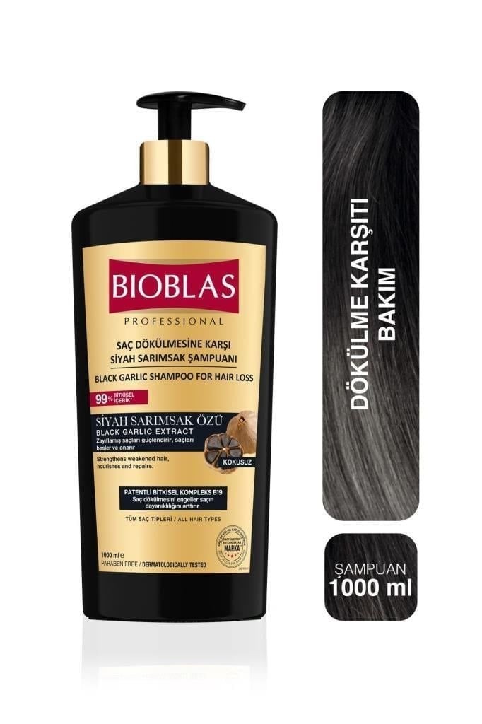 Bioblas 1000 ml Saç Dökülmesine Karşı Siyah Sarımsak Şampuanı