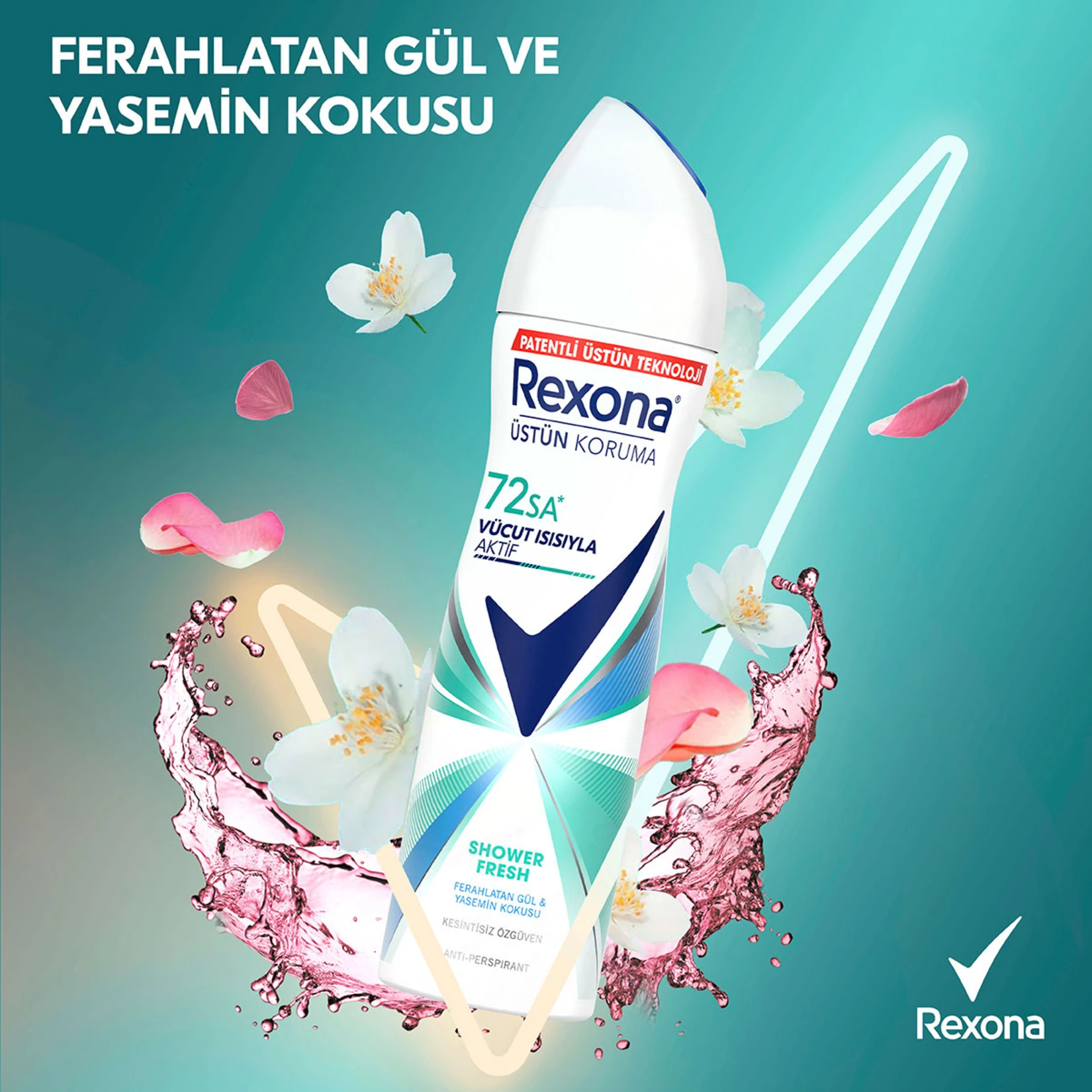 Rexona 150 ml Shower Fresh Kadın Sprey Deodorant