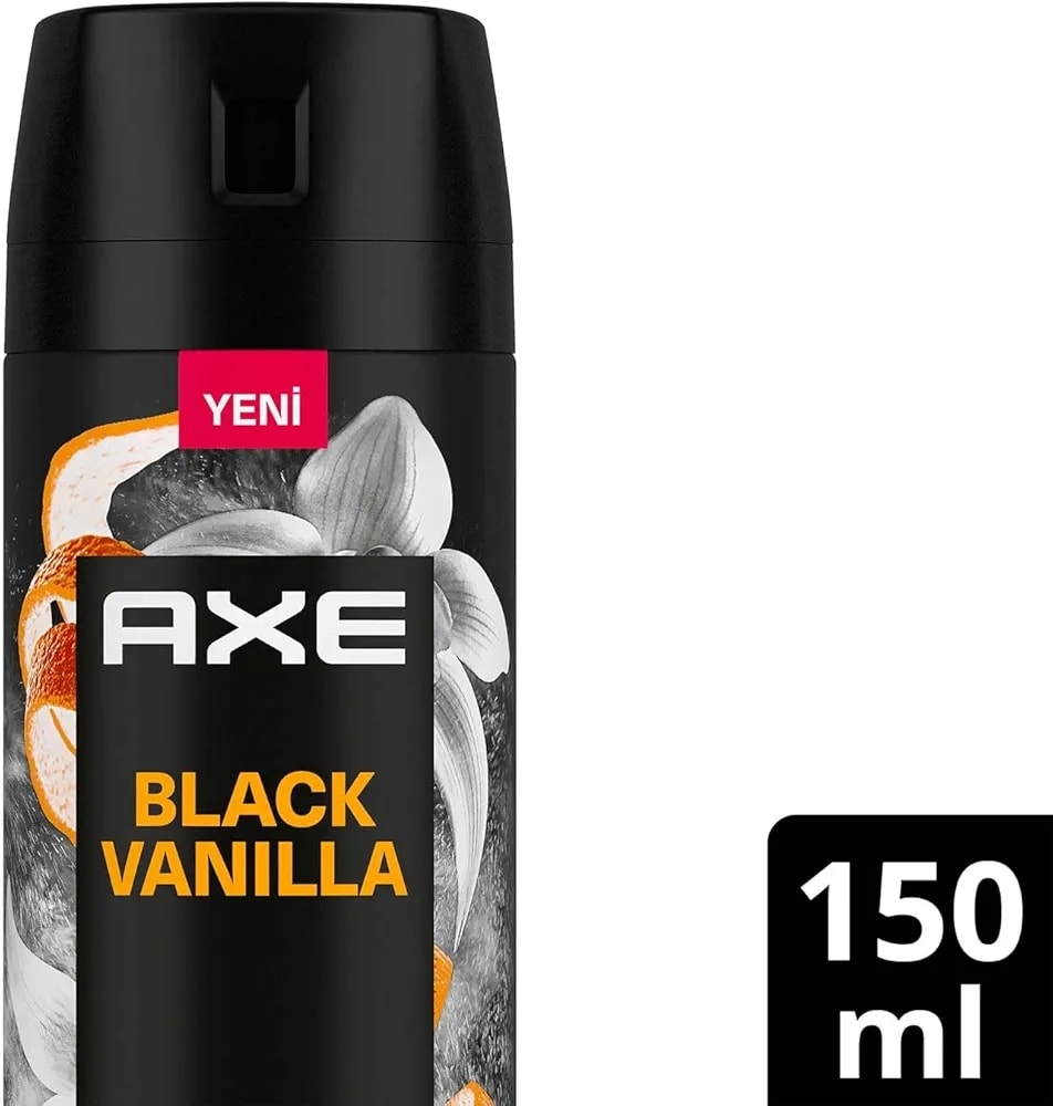 Axe Black Vanilla 150 ml Erkek Sprey Deodorant