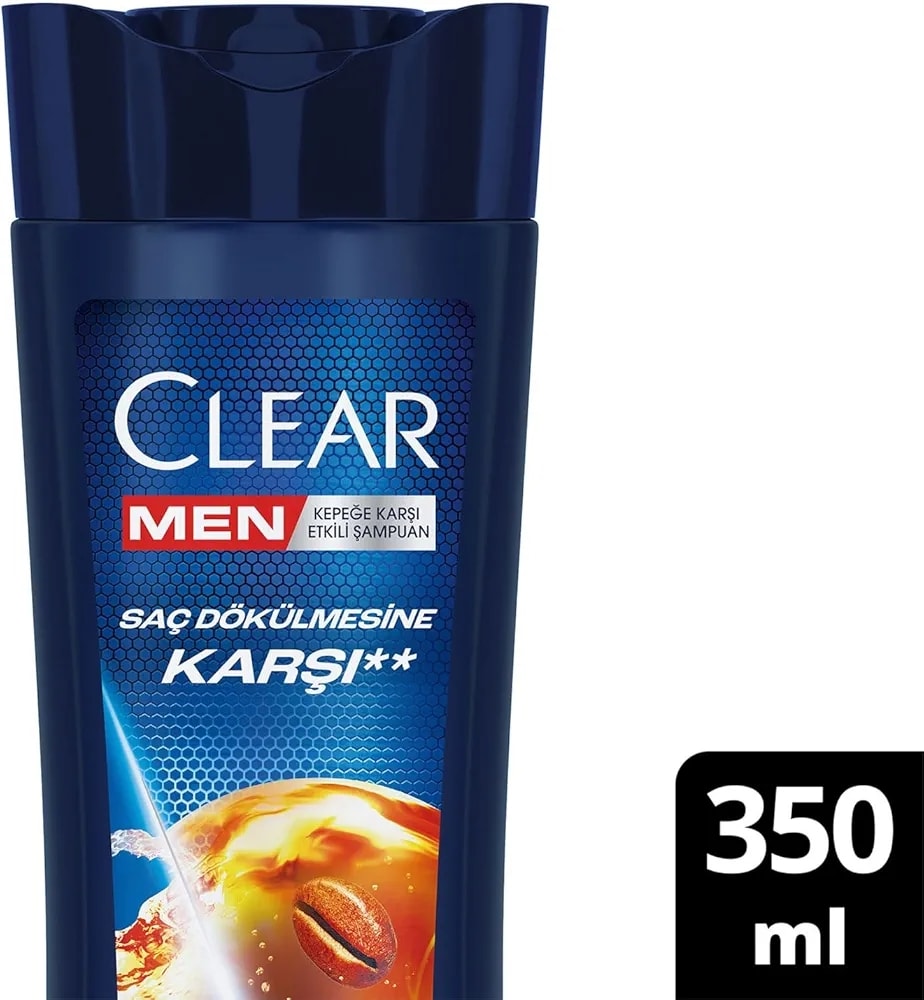 Clear Men Kepeğe ve Saç Dökülmesine Karşı Etkili Şampuan 350 ml