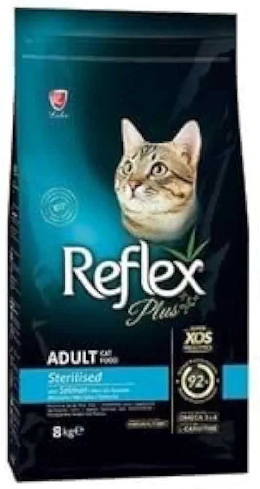 Reflex Plus Somonlu 8 kg Kısırlaştırılmış Yetişkin Kedi Maması
