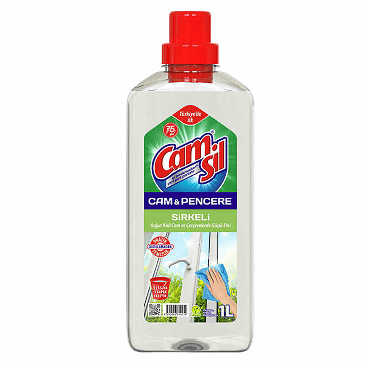Camsil Beyaz Sirkeli 1 lt Cam Pencere Temizleyici