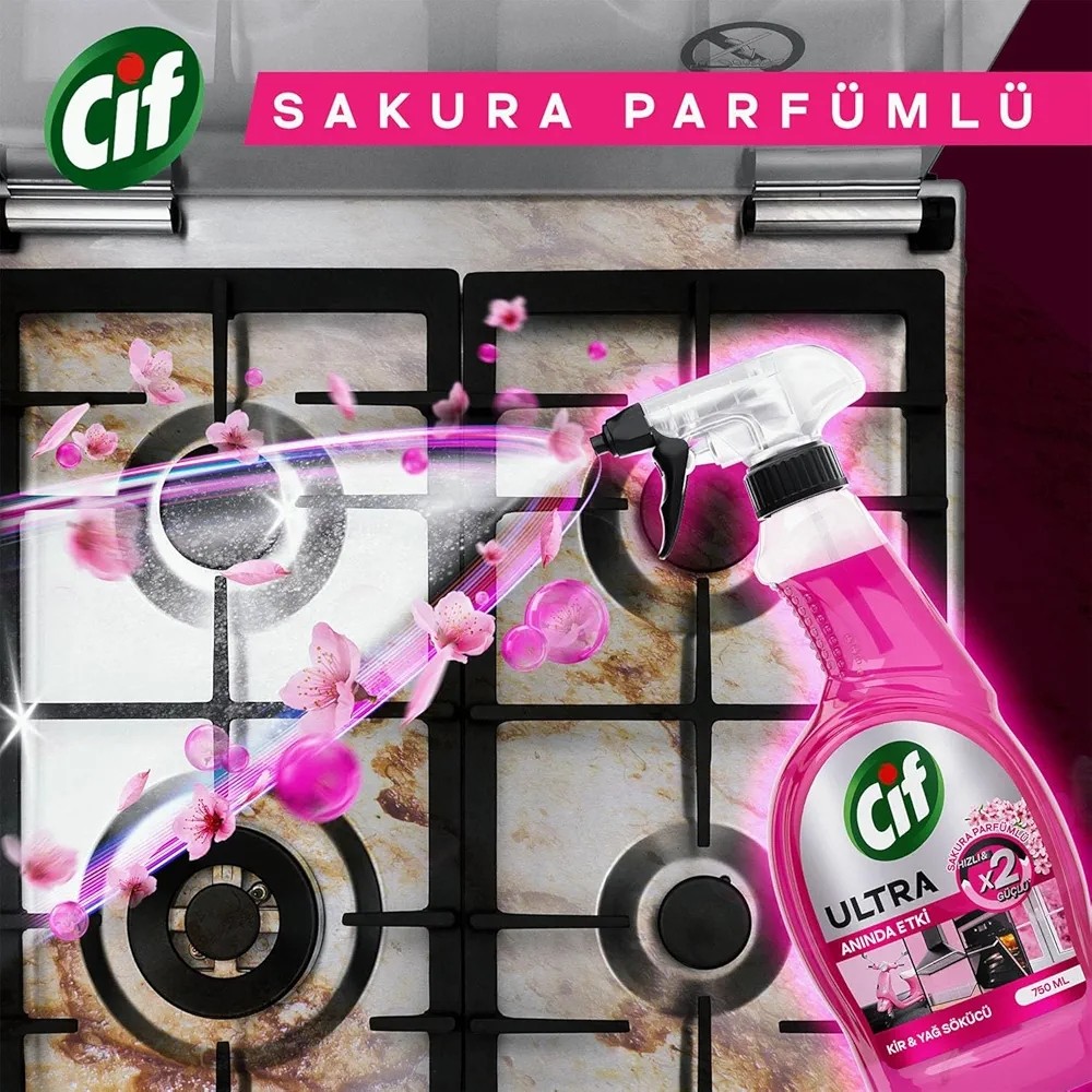 Cif Ultra Anında Etki Sakura 750 ml