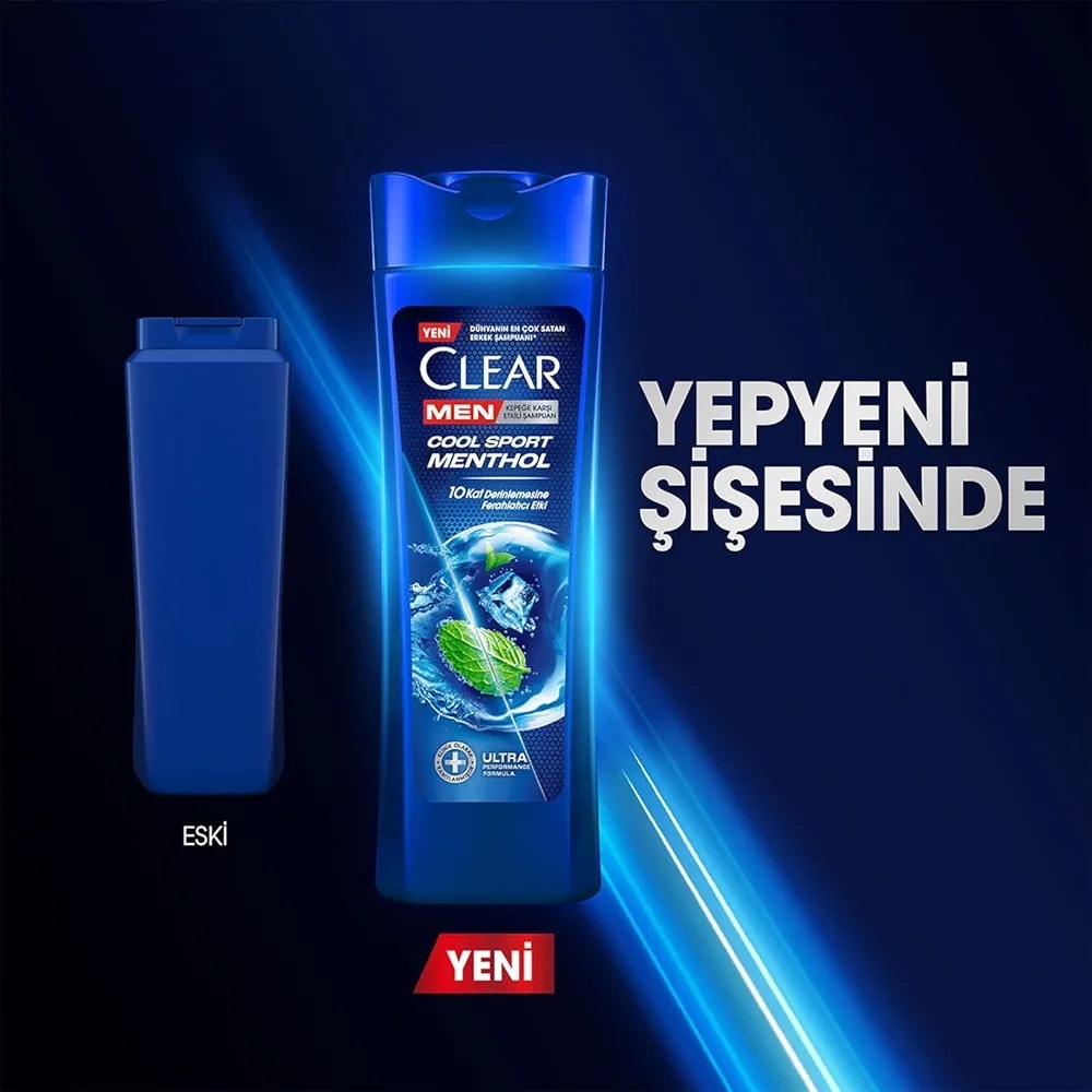 Clear Men Cool Sport 350 ml Menthol Şampuan