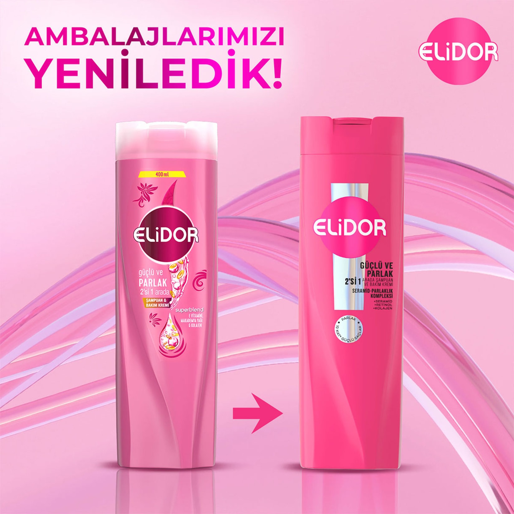 Elidor Güçlü ve Parlak 400 ml Şampuan
