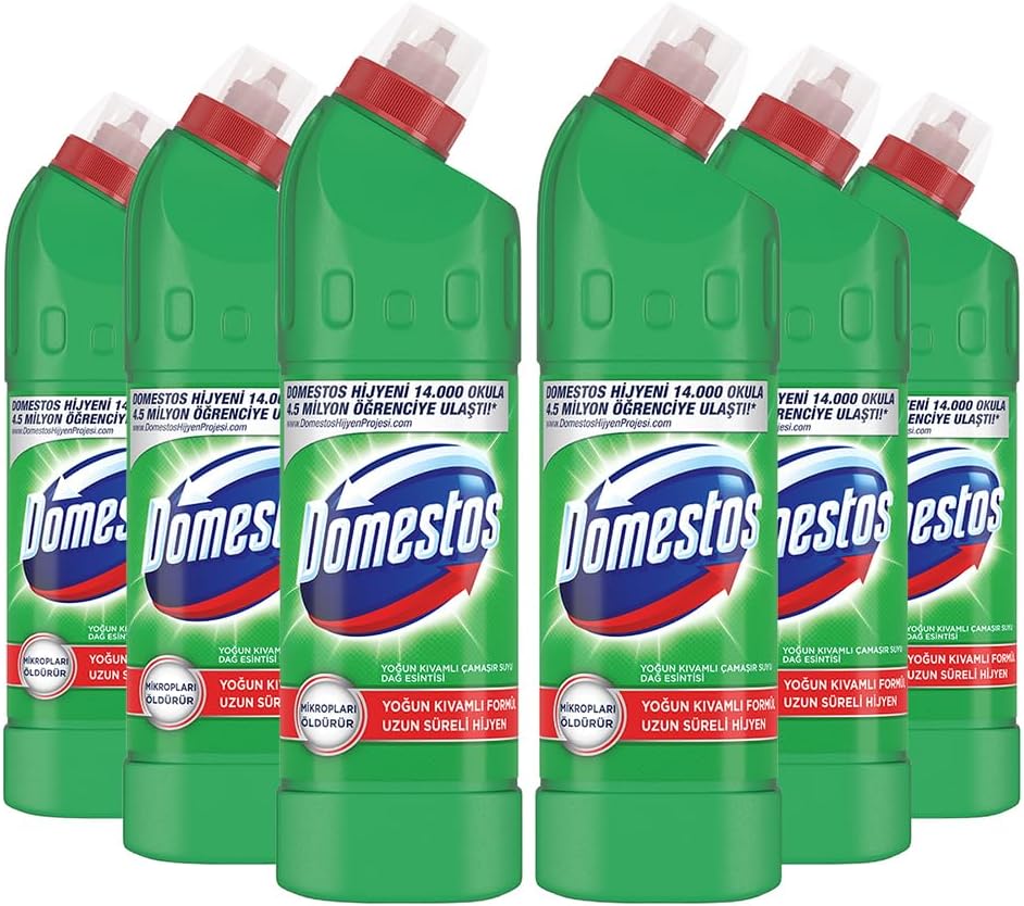 Domestos Dağ Esintisi Çamaşır Suyu 750 ml 6'lı