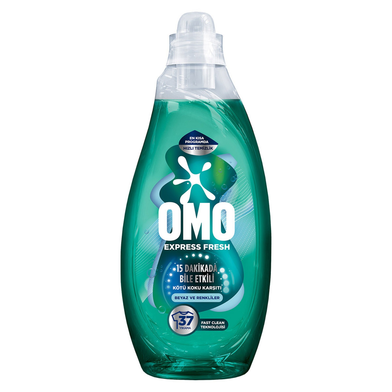 Omo Express Fresh Kötü Koku Karşıtı Beyazlar ve Renkliler için Sıvı Deterjan 1.48 lt
