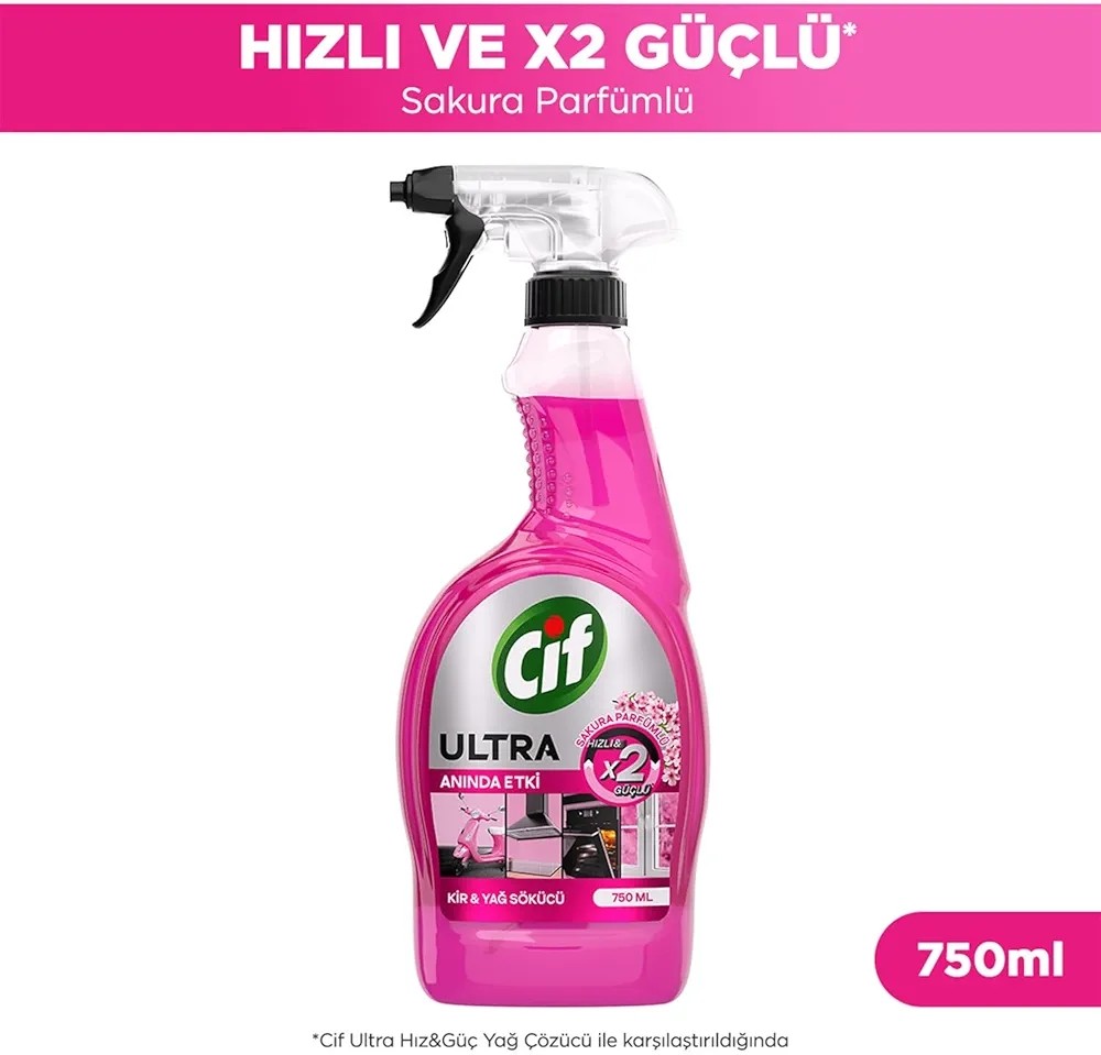Cif Ultra Anında Etki Sakura 750 ml