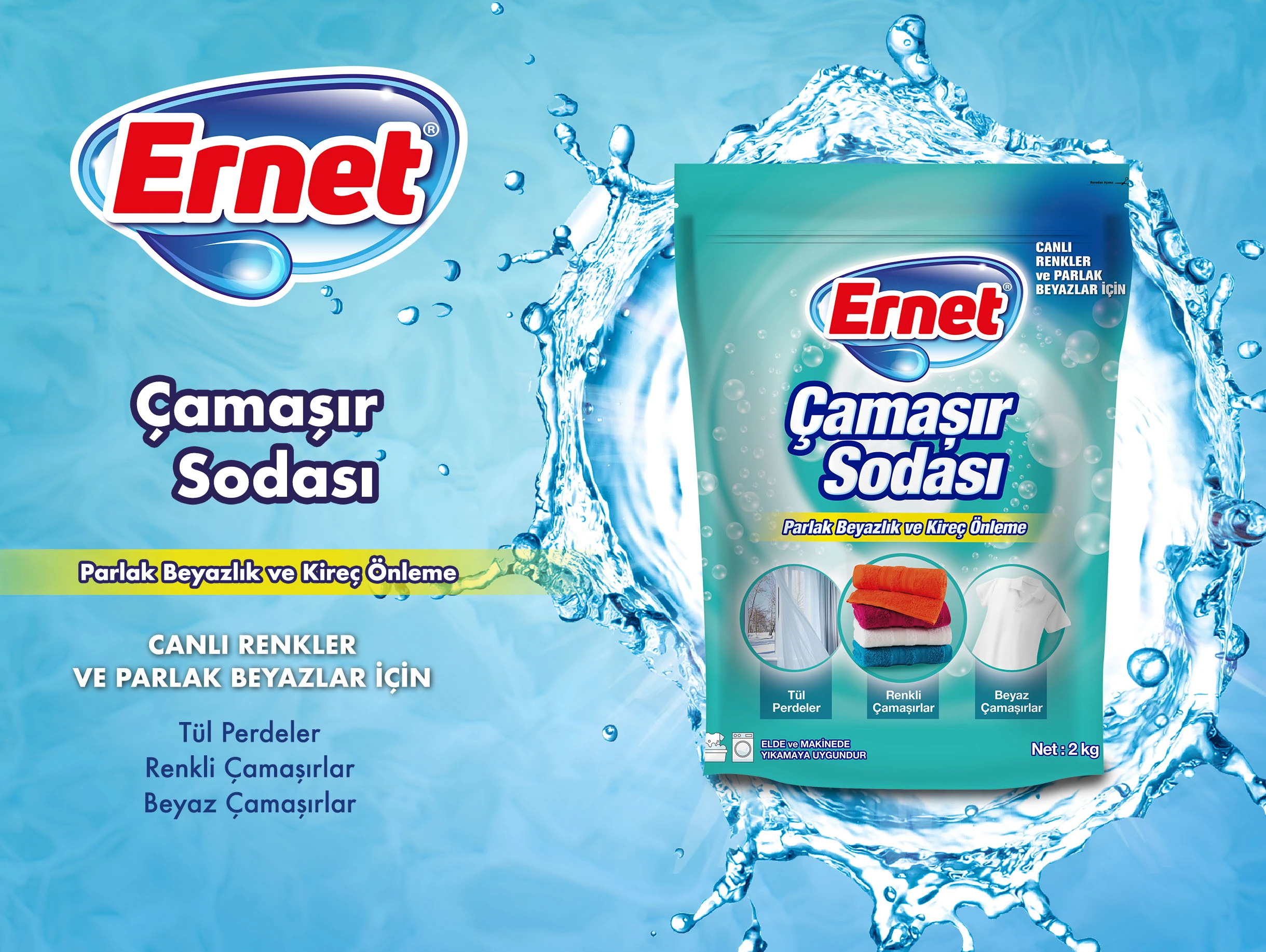 Ernet 2 kg Çamaşır Sodası