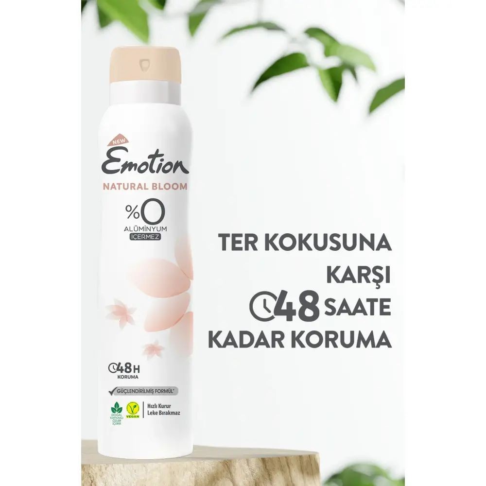 Emotion Deodorant 150 ml Natural Bloom