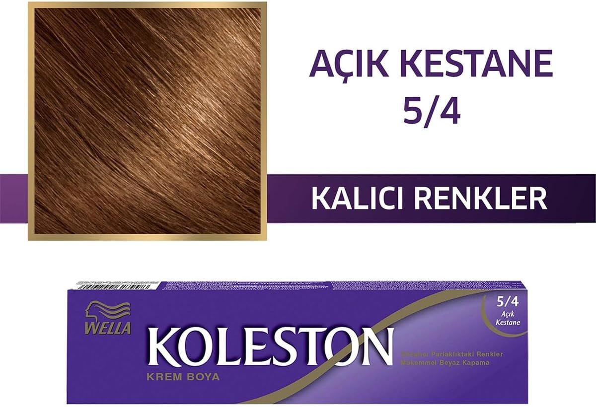 Koleston Single Açık Kestane 5/4 Tüp Saç Boyası