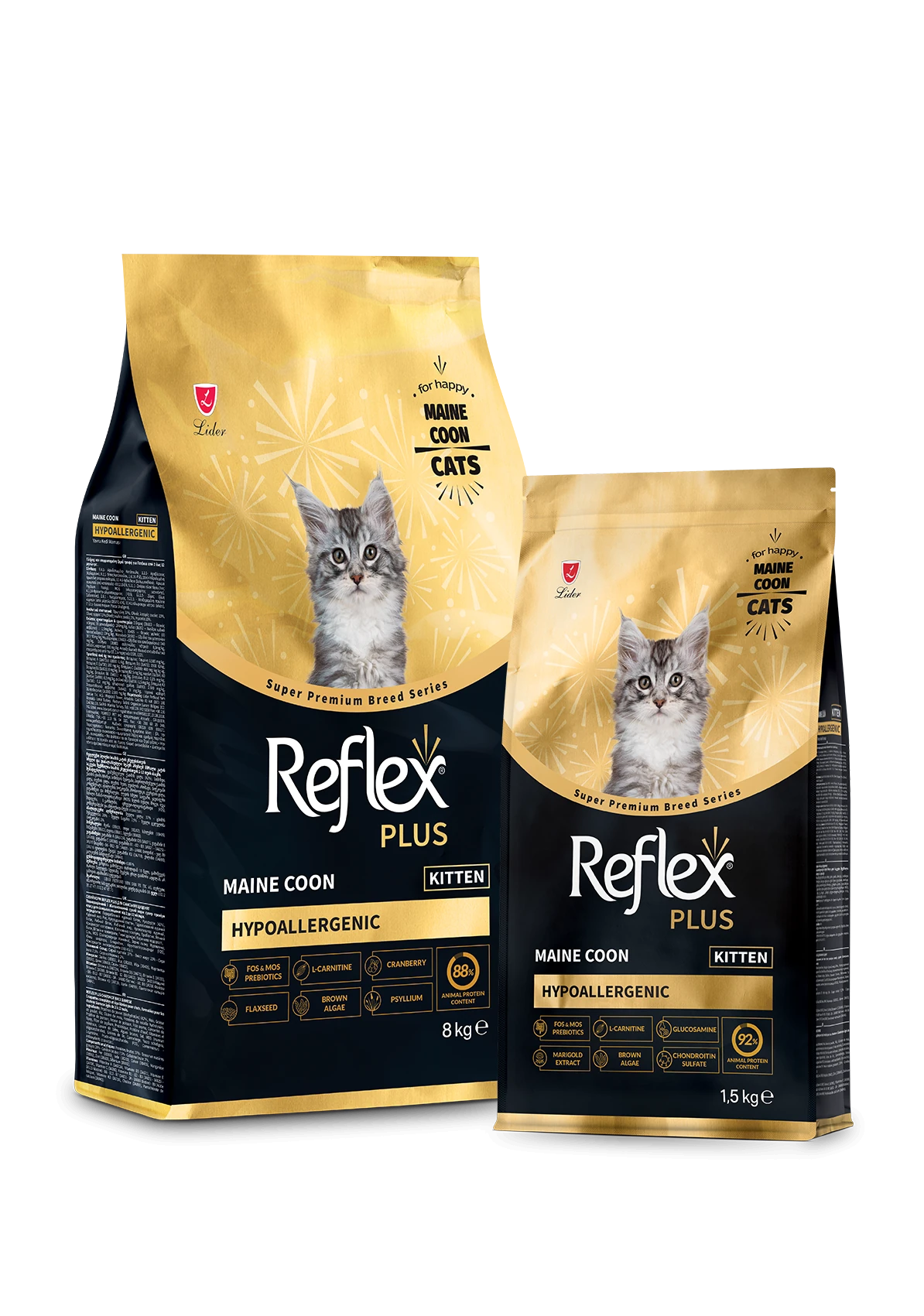 Reflex Plus Hipoalerjenik Maine Coon 1.5 kg Yavru Kedi Maması