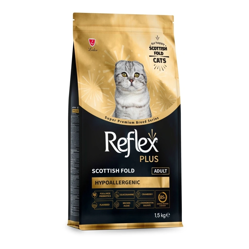 Reflex Plus Hipoalerjenik Scottish Fold Yetişkin Kedi Maması 1,5kg