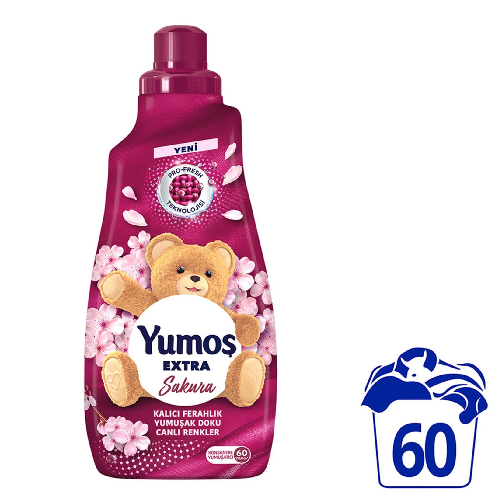 Yumoş Extra Sakura Yumuşatıcı 60 Yıkama 1.44 lt