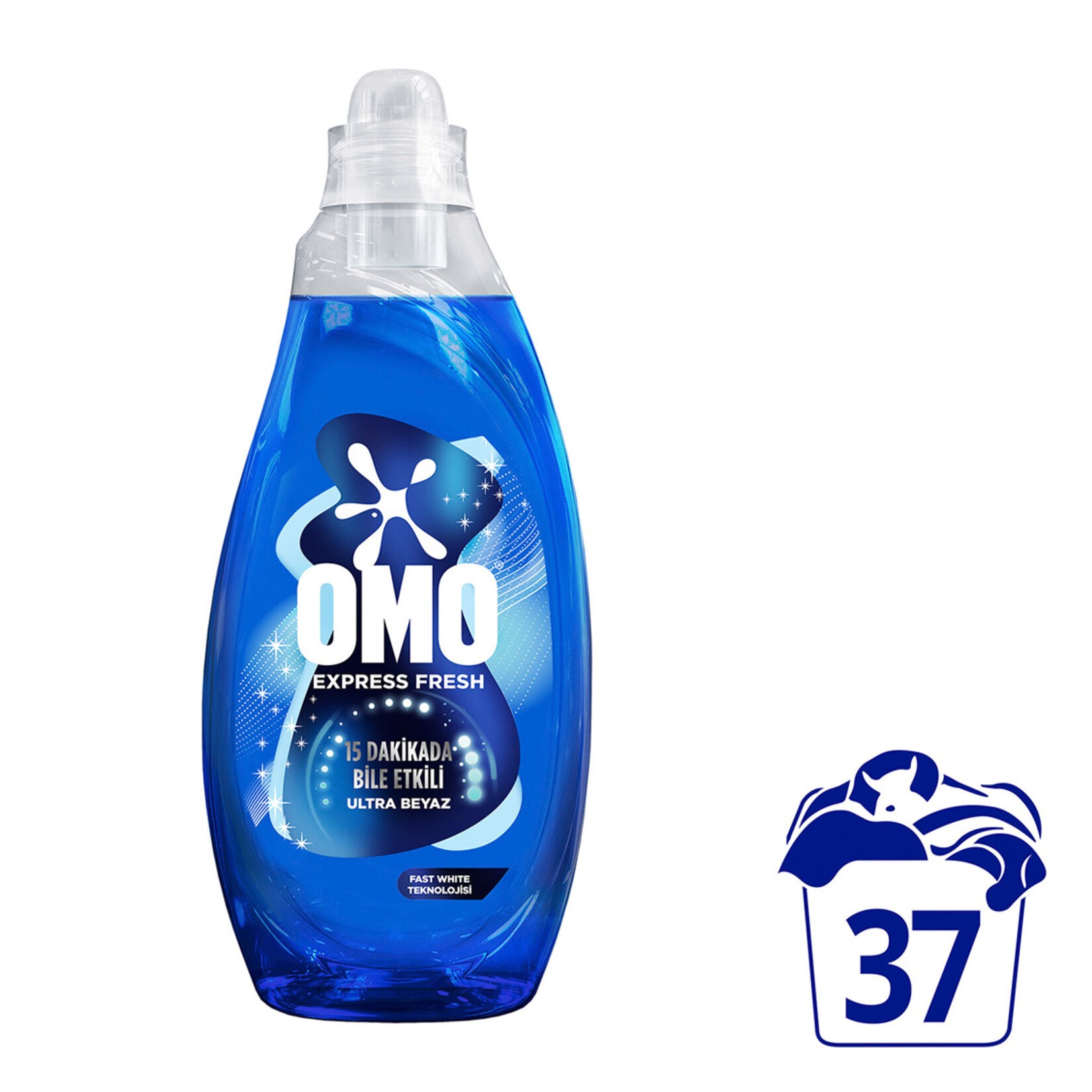 Omo Express Fresh Ultra Beyaz Sıvı Deterjan 1.48 lt