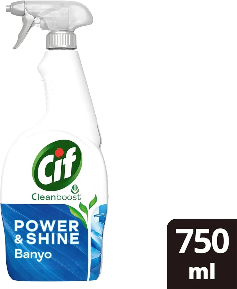 Cif 750 ml Power Shine Banyo Temizleyici ve Kireç Çözücü Sprey