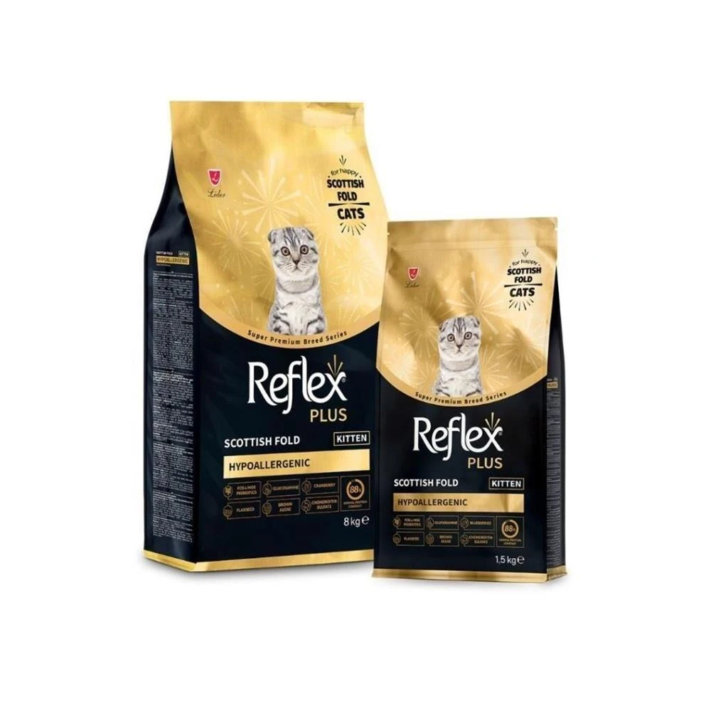 Reflex Plus Hipoalerjenik Scottish Fold Yavru Kedi Maması 1,5kg