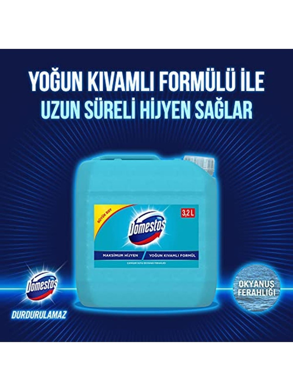 Domestos Okyanus Ferahlığı 3240 ml Çamaşır Suyu