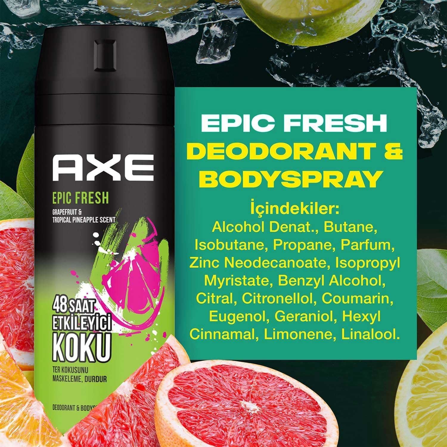 Axe Deodarant Epic Fresh 150 ml