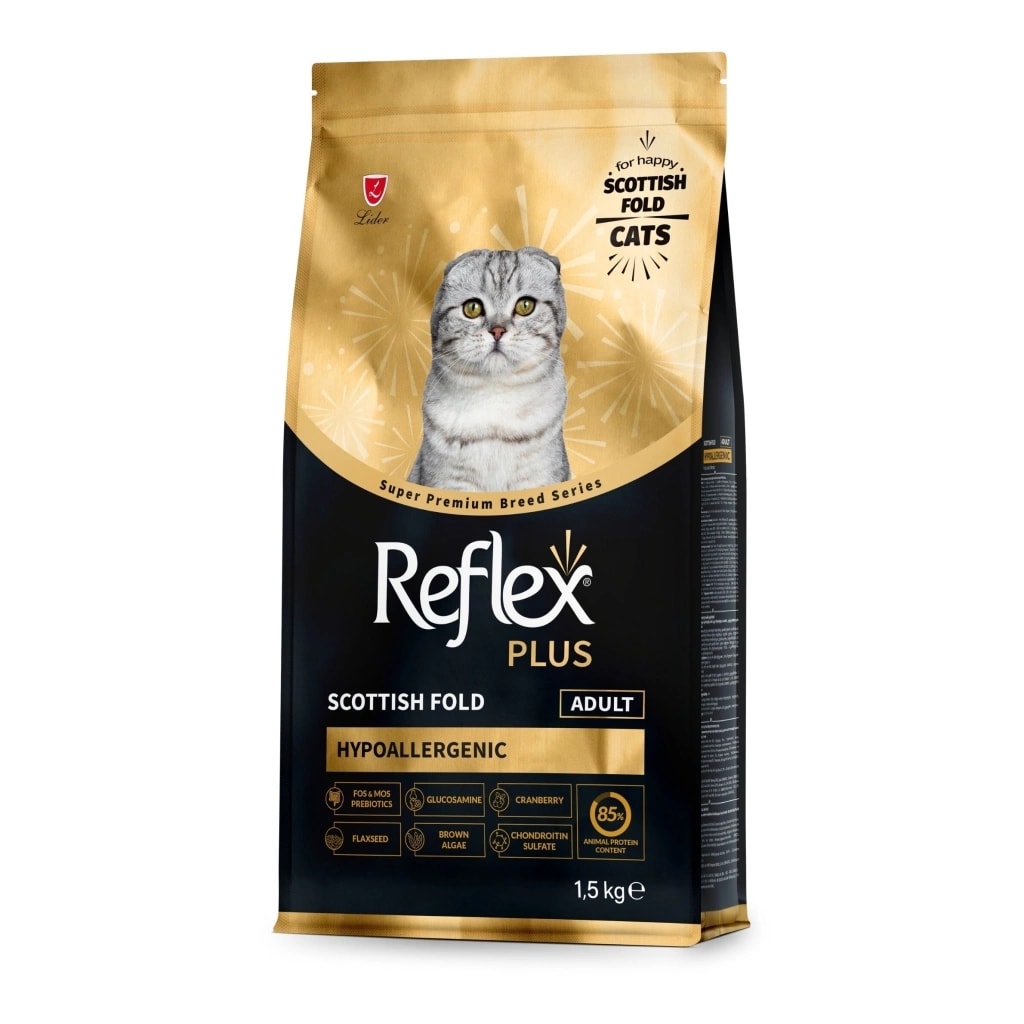 Reflex Plus Hipoalerjenik Scottish Fold Yetişkin Kedi Maması 1,5kg