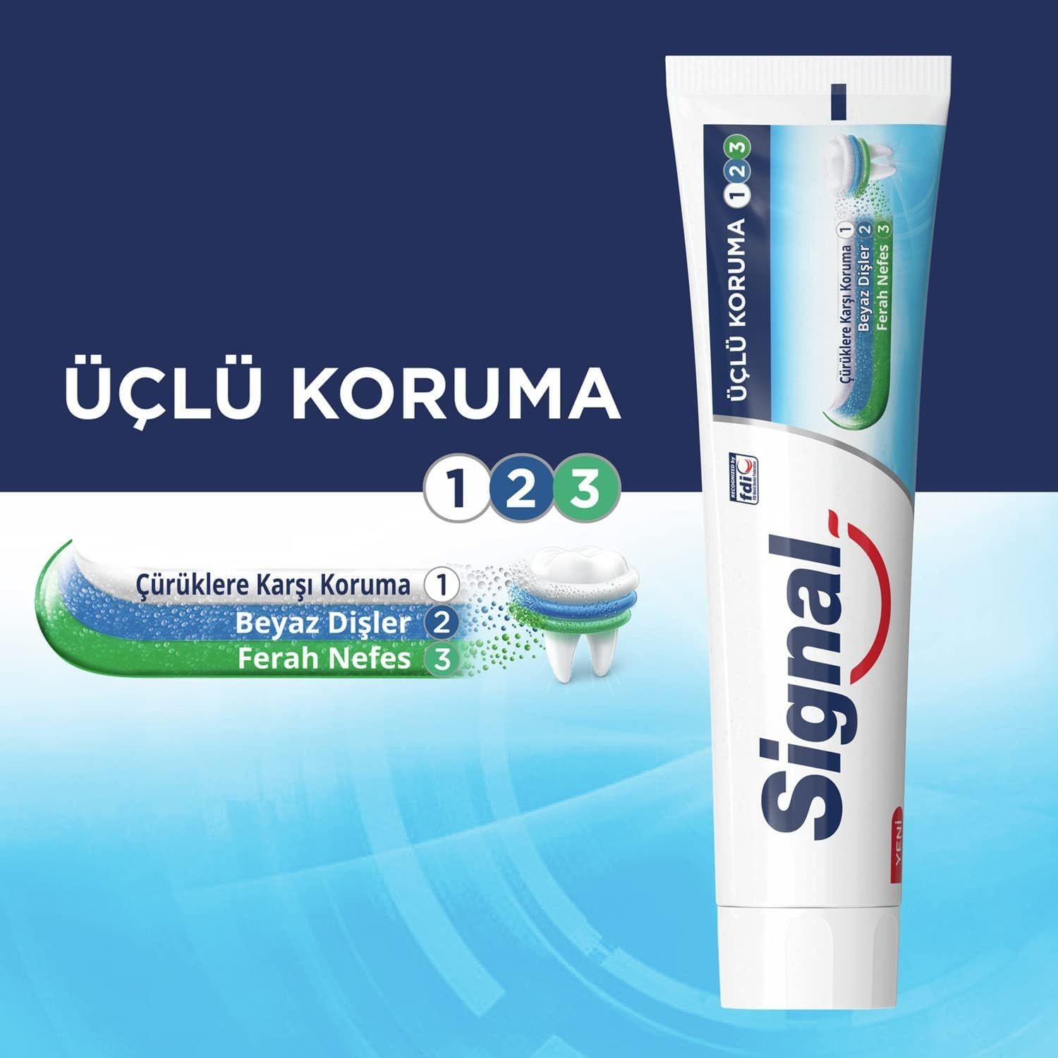 Signal Diş Macunu Üçlü Koruma 120 ml