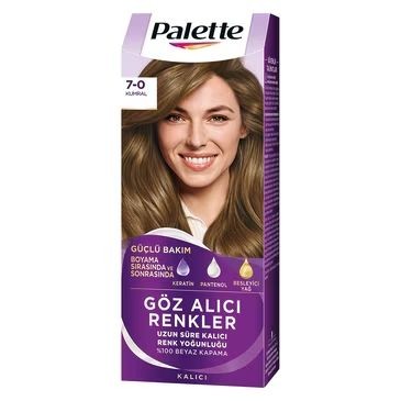 Palette Göz Alıcı Renkler 7-0 Kumral