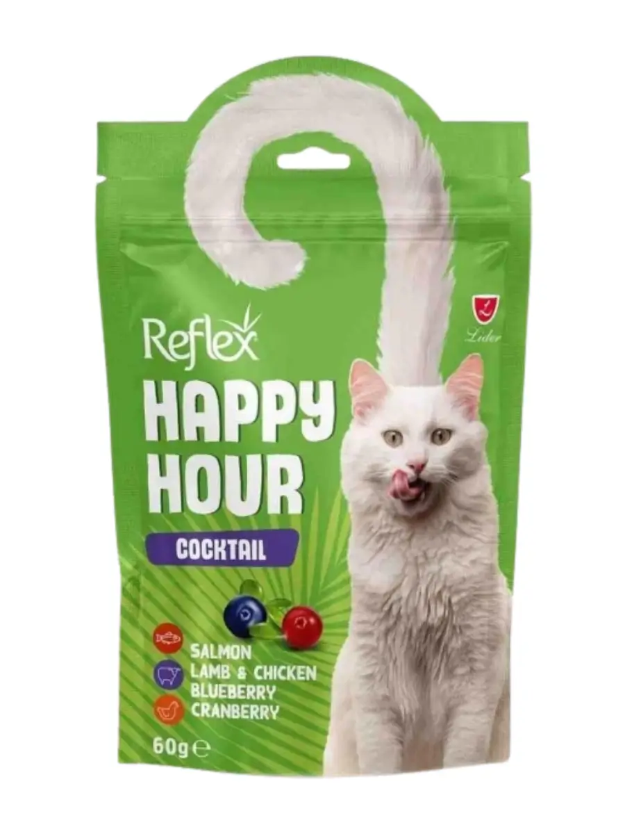 Reflex Happy Hour Kokteyl 60 GR Kedi Ödül Maması