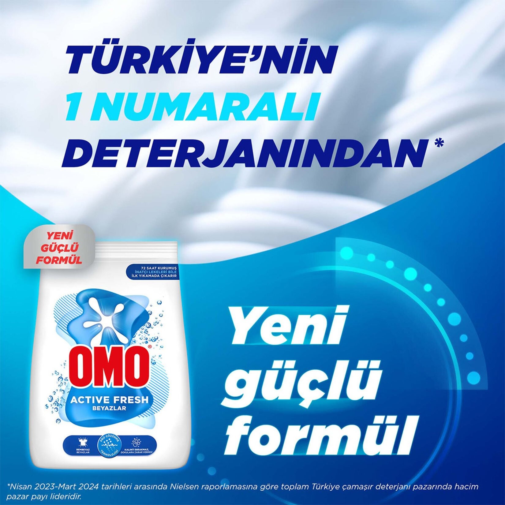 Omo Matik 5,5 kg Active Fresh Beyazlar Toz Çamaşır Deterjanı