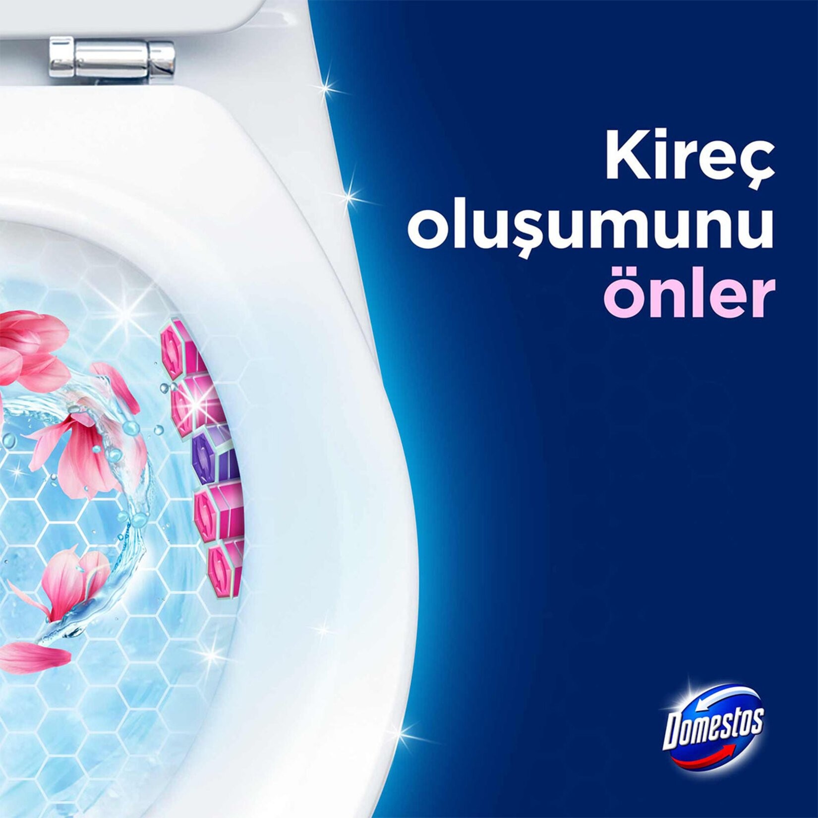Domestos Wc Blok 5'li Güç Tuvalet Bloğu Manolya 100 GR (2x50 GR)
