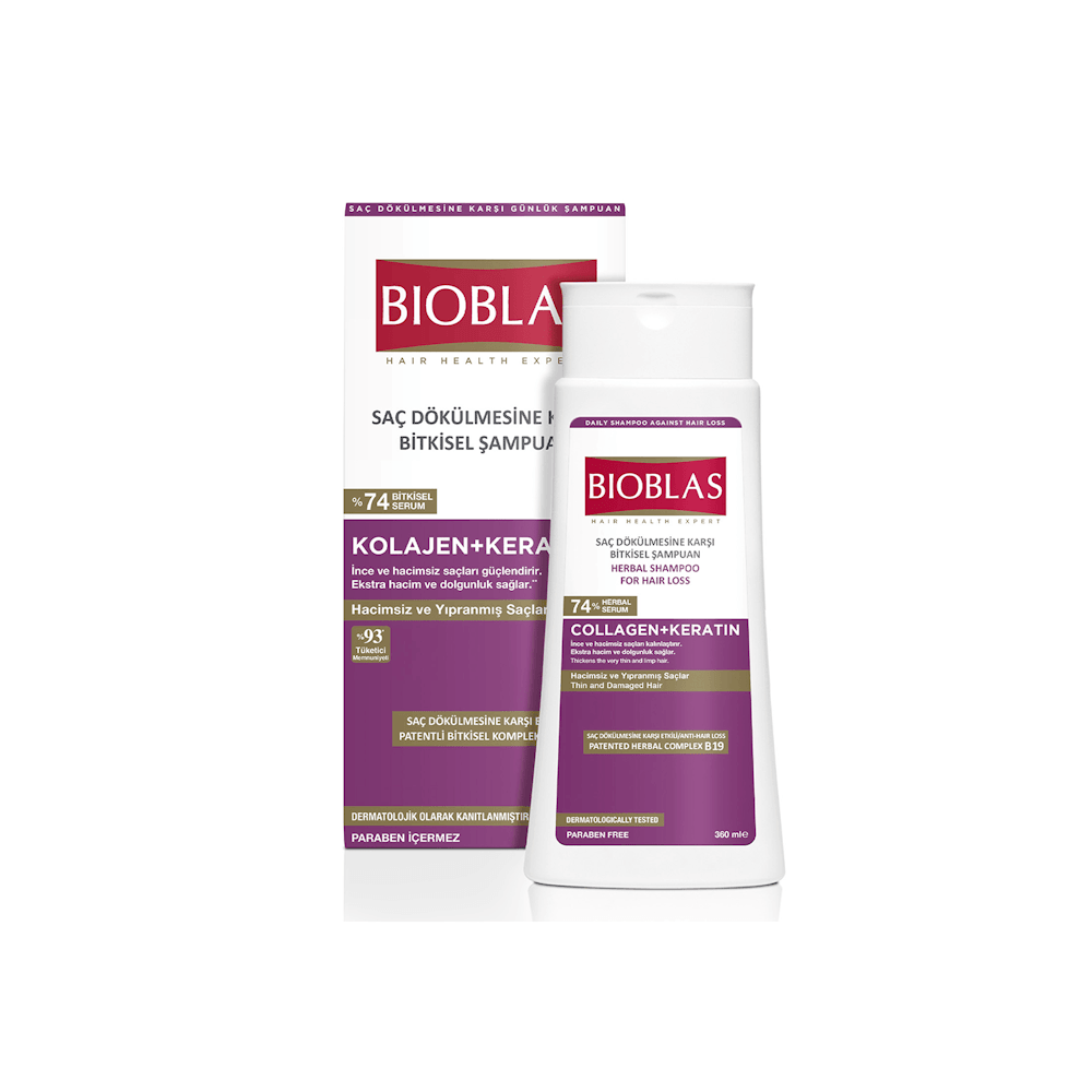 Bioblas Kolajen Keratin 360 ml Şampuan