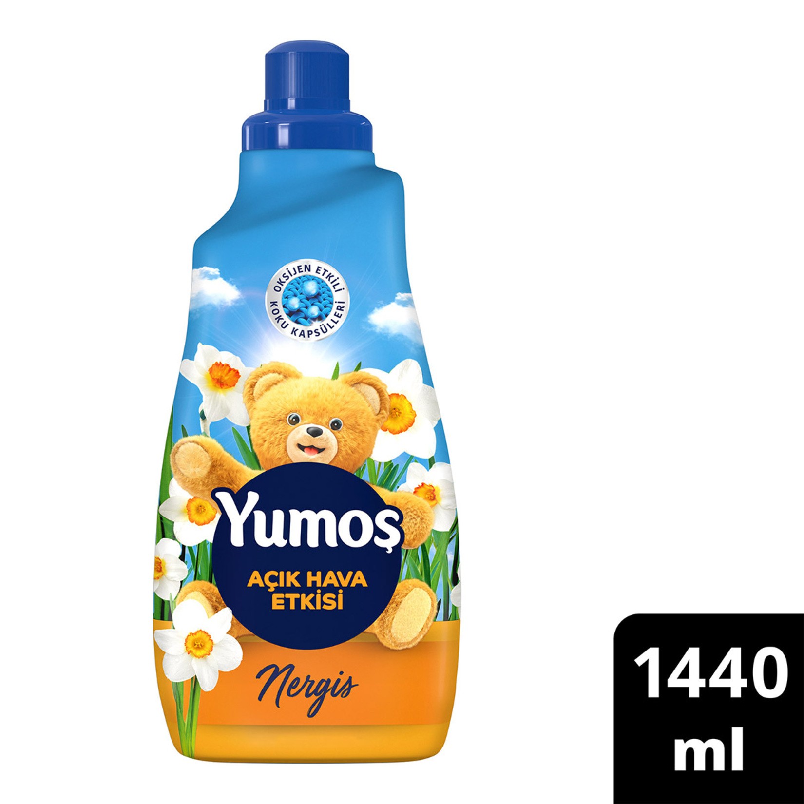 Yumoş Açık Hava Etkisi Nergis Konsantre Yumuşatıcı 60 Yıkama 1.44 lt