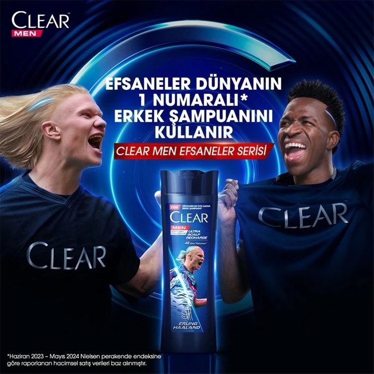 Clear Men Legends Haaland 350 ml Şampuan