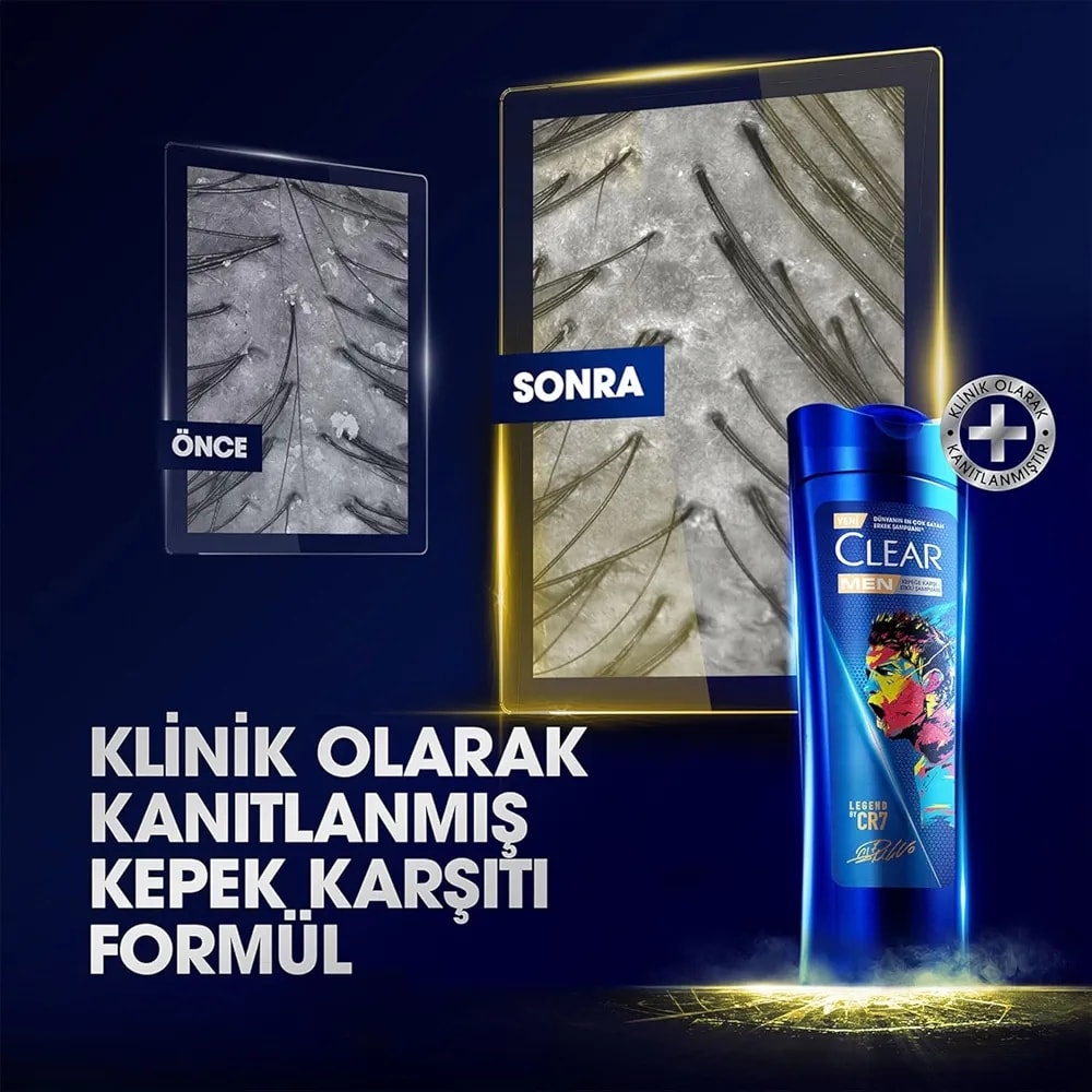 Clear Men Legends CR7 350 ml Şampuan