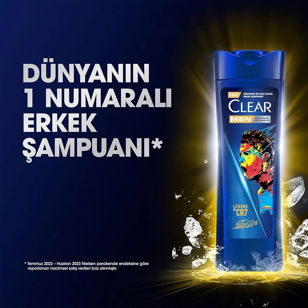 Clear Men Legends CR7 350 ml Şampuan
