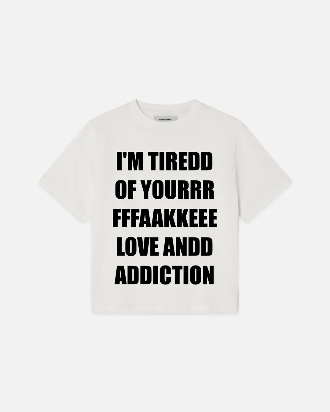 WHITE FAKELOVE TEE