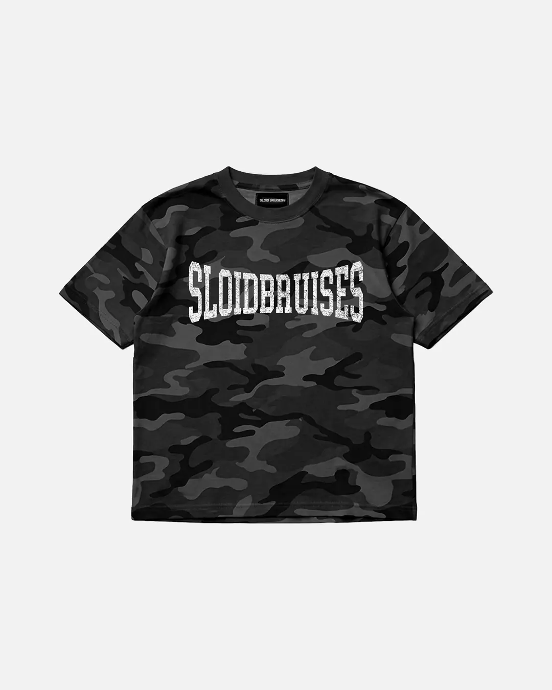 BLACK CAMO COLLEGE TEE