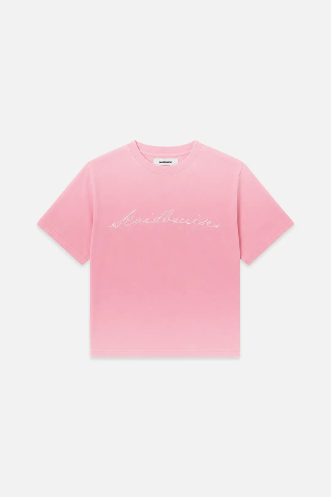 PINK RHINESTONE TEE