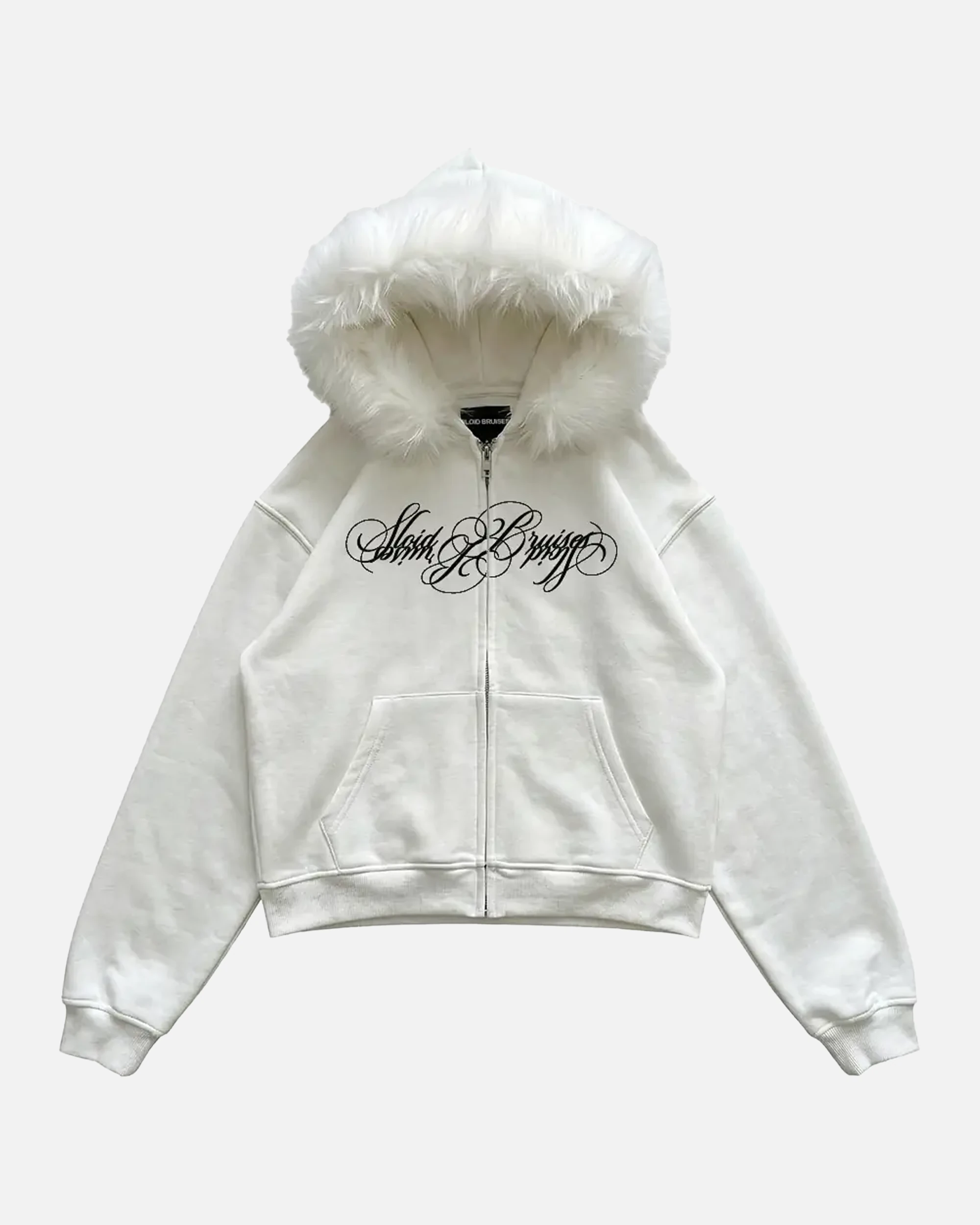 IVRESSE WHITE FUR ZIP